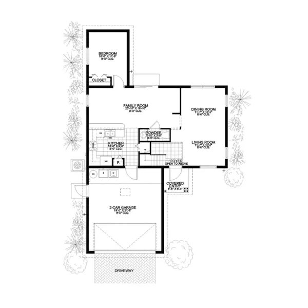 Adobe House Plans & Southwestern Home Design First Floor - Gonzalez Hill Spanish Home 106D-0050 - Search House Plans and More