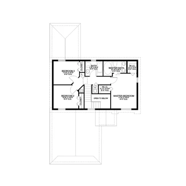 Adobe House Plans & Southwestern Home Design Second Floor - Gonzalez Hill Spanish Home 106D-0050 - Search House Plans and More