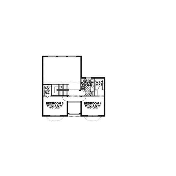 Sunbelt House Plan Second Floor - Sebastian Manor Luxury Home 106S-0018 - Shop House Plans and More