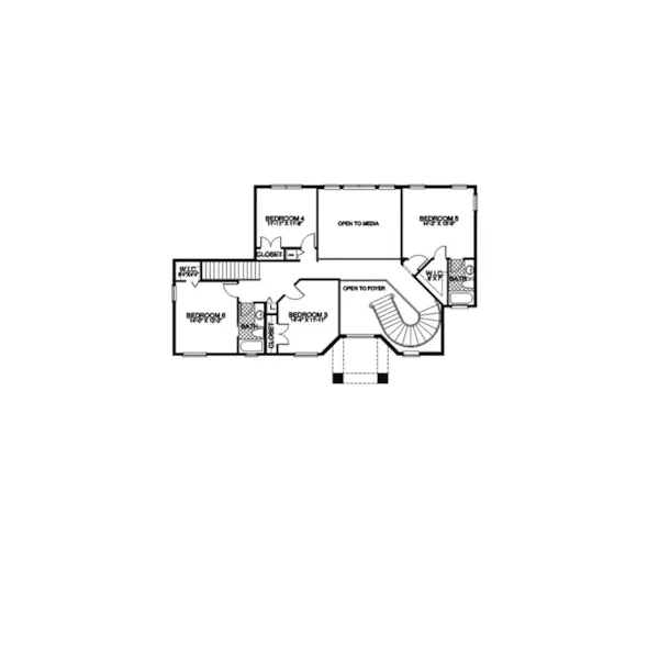 Florida House Plan Second Floor - Miramar Beach Sunbelt Home 106S-0021 - Shop House Plans and More