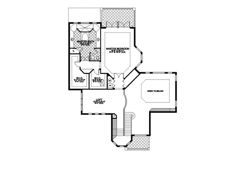 Sunbelt House Plan Second Floor - Bayonet Point Florida Home 106S-0022 - Search House Plans and More