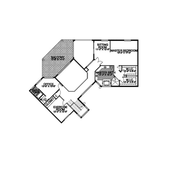 Mediterranean House Plan Second Floor - Minette Luxury Waterfront Home 106S-0032 - Shop House Plans and More