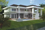 Modern House Plan Color Image of House - Copeland Park Modern Home 106S-0046 - Search House Plans and More