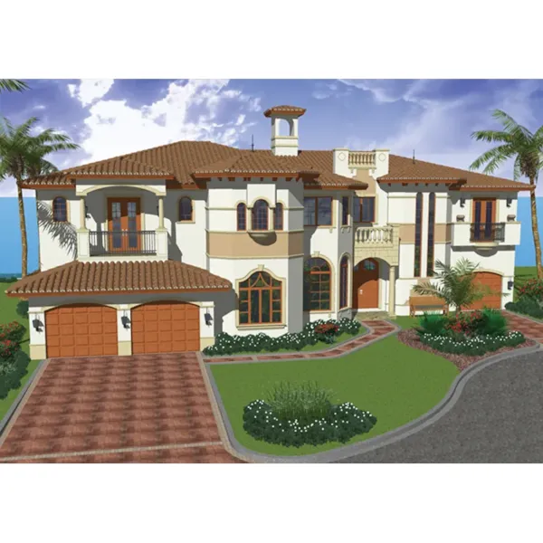 Mediterranean Manor With High Style