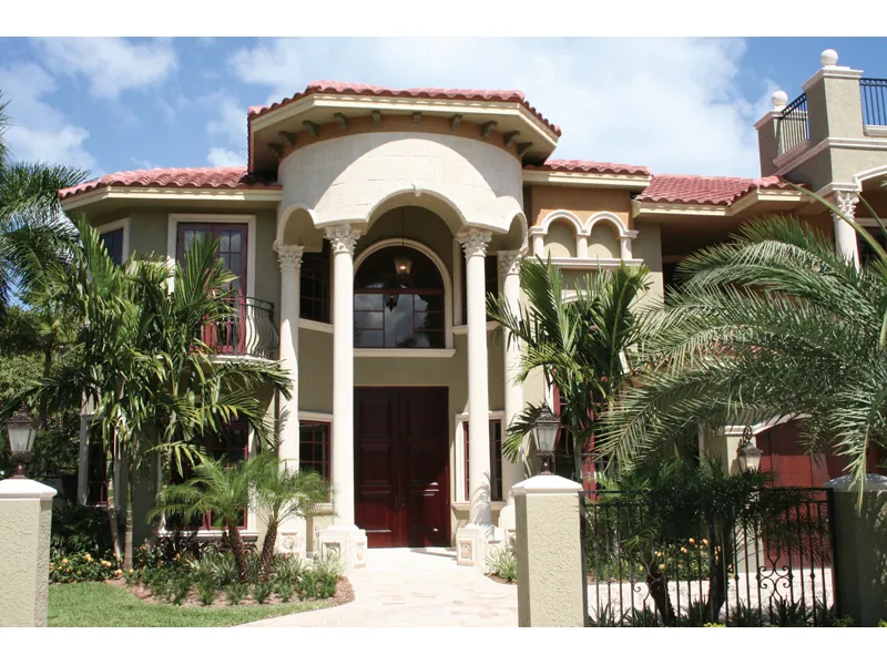 Spanish Stucco Home With Intricate Iron Details