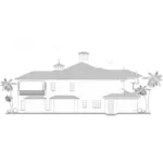 Mediterranean House Plan Left Elevation - Painters Hill Luxury Home 106S-0070 - Shop House Plans and More