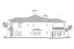 Florida House Plan Right Elevation - Painters Hill Luxury Home 106S-0070 - Shop House Plans and More