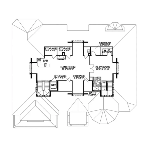 Luxury House Plan Third Floor - Alta Vista Spanish Home 106S-0073 - Search House Plans and More