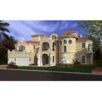 Majestic Spanish Mediterranean Three-Story