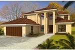 Spanish House Plan Front of House 106S-0082