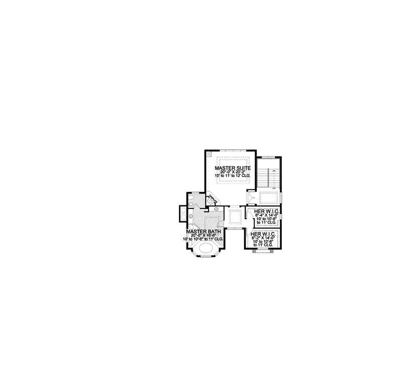 Sunbelt House Plan Second Floor - Aubrey Lane Sunbelt Home 106S-0095 - Search House Plans and More