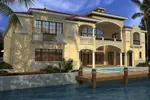 Luxury House Plan Color Image of House - Lauderdale Hill Sunbelt Home 106S-0099 - Shop House Plans and More