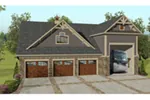 Craftsman House Plan Front of House 108D-7505