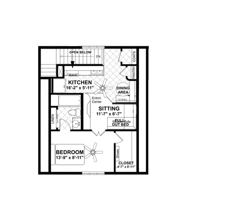Country Project Plan Second Floor 108D-7506
