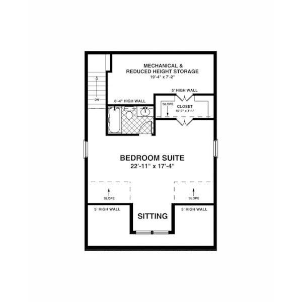 Building Plans Project Plan Second Floor 108D-7512