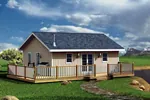 Beach & Coastal House Plan Front of House 109D-7500
