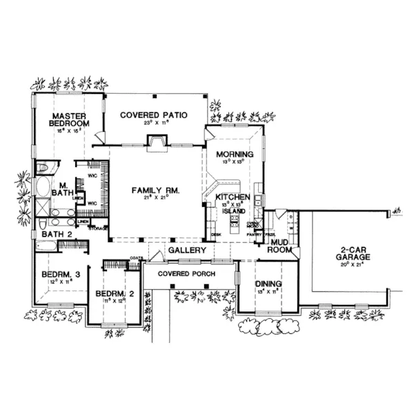 English Cottage House Plan First Floor - Hume Hill English Cottage Home 111D-0012 - Search House Plans and More