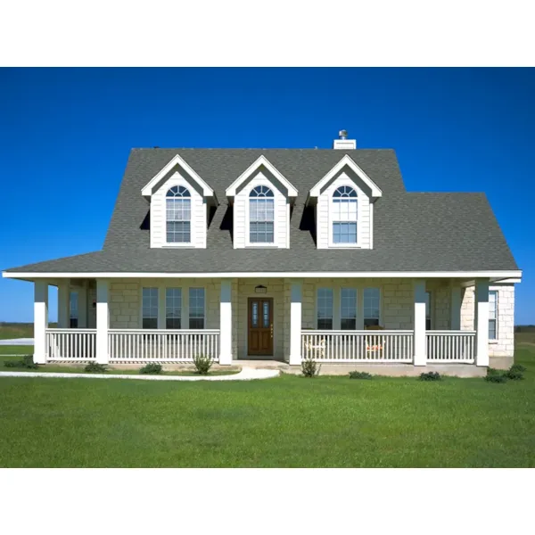 Welcoming Front Porch Decorates Façade Of This Home