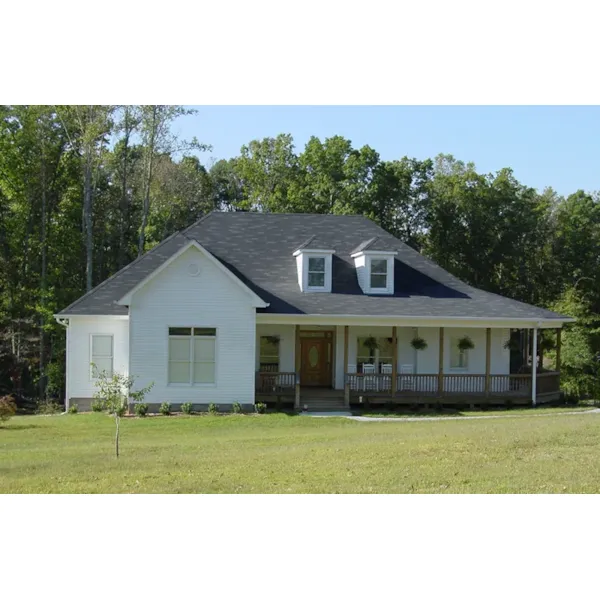 Wrap-Around Porch For A Country Setting