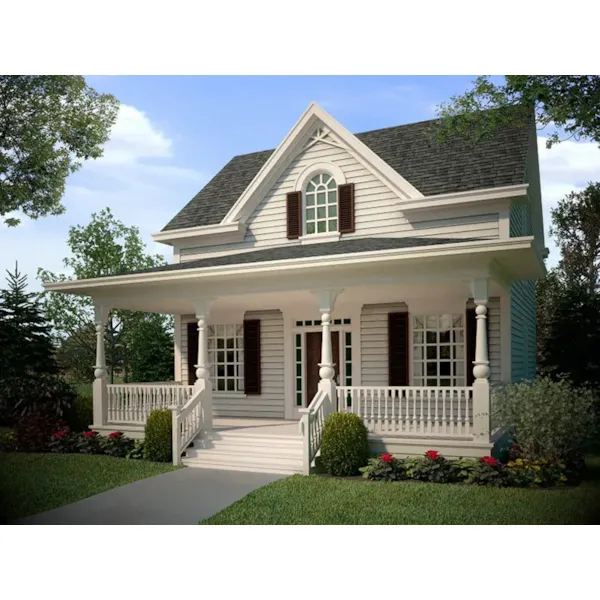 Country House Plan Front of Home - Darcie Country Home 111D-0034 - Search House Plans and More