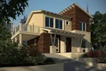 Ranch House Plan Front of Home - Frida Contemporary Home 111D-0036 - Search House Plans and More