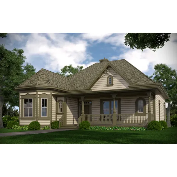 Front of Home - Harby Country Home 111D-0038 - Search House Plans and More