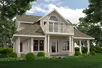 Traditional House Plan Front of Home - Meyer Oak Country Home 111D-0039 - Shop House Plans and More