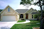 Ranch House Plan Front of House 111D-0045