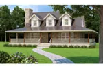 Lowcountry House Plan Front of Home - Presley Hill Country Home 111D-0046 - Shop House Plans and More