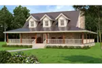 Country House Plan Rear Photo 01 - Presley Hill Country Home 111D-0046 - Shop House Plans and More