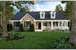 Traditional House Plan Front of House 111D-0048