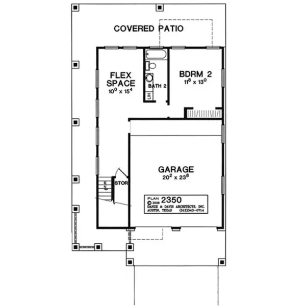 Contemporary House Plan Lower Level Floor - Rutger Bay Rustic Modern Home 111D-0051 - Shop House Plans and More