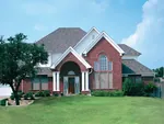 Tradtional Style Two-Story With Impressive Front Arched Entry Porch