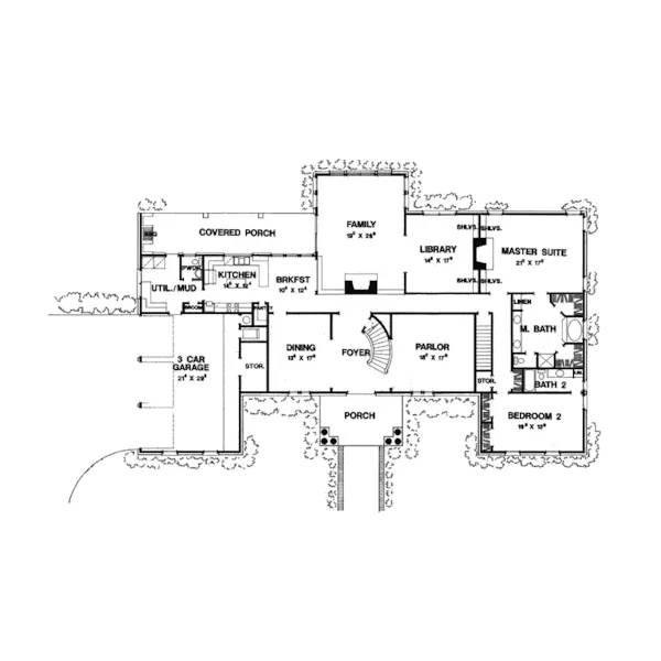 Luxury House Plan First Floor - Herbert Place Luxury Home 111S-0007 - Search House Plans and More