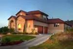 Southwestern House Plan Front of Home - 111S-0015 - Shop House Plans and More