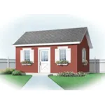 Building Plans Front of House 113D-4504