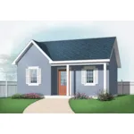 Building Plans Front of House 113D-4510