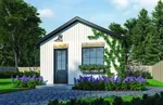 Building Plans Front of Home - 113D-7514 | House Plans and More