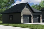 Thee-car economy garage has great universal style to match any home design