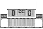 Building Plans Rear Elevation - Quail Valley Garage Apartment 113D-7500 | House Plans and More