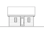 Building Plans Front Elevation - Rita Beach Pool Cabana 113D-7509 | House Plans and More