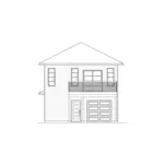 Rustic House Plan Rear Elevation - 113D-7511 | House Plans and More