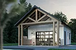 Craftsman House Plan Front of House 113D-7513