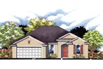 Ranch House Plan Front of House 116D-0001