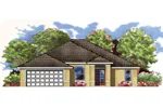Ranch House Plan Front of House 116D-0002