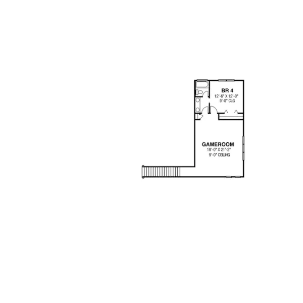 Traditional House Plan Second Floor - Camrose Cove Luxury Ranch Home 116D-0014 - Search House Plans and More