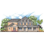 Traditional House Plan Front of Home - Mellowridge Plantation Home 116D-0018 - Shop House Plans and More