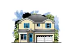 Traditional House Plan Front of House 116D-0037