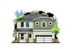 Florida House Plan Front of House 116D-0038