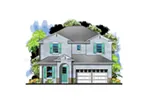 Traditional House Plan Front of House 116D-0041
